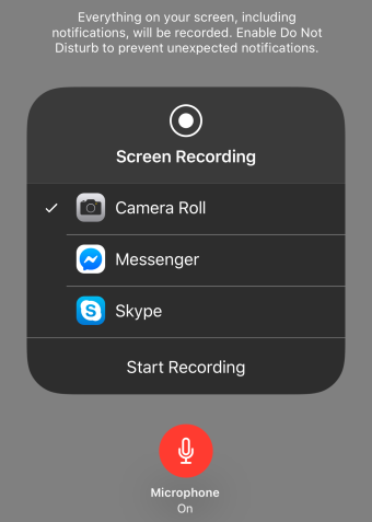 Screen-Recording-settings